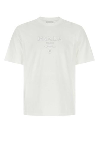 Prada White Cotton T-shirt - Prada - Modalova