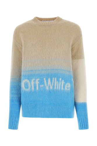 Multicolor Mohair Blend Sweater - Off-White - Modalova