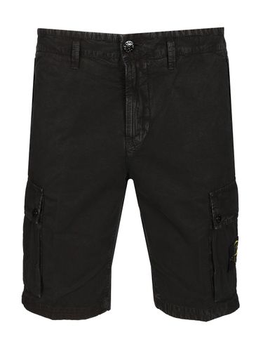 Stone Island Denim Cargo Shorts - Stone Island - Modalova