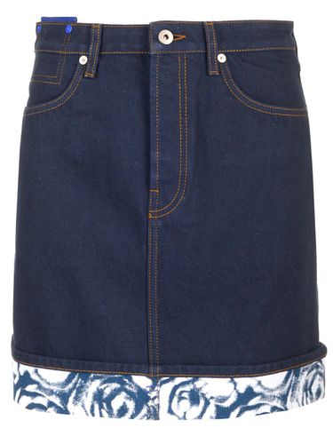 Burberry Denim Mini Skirt - Burberry - Modalova