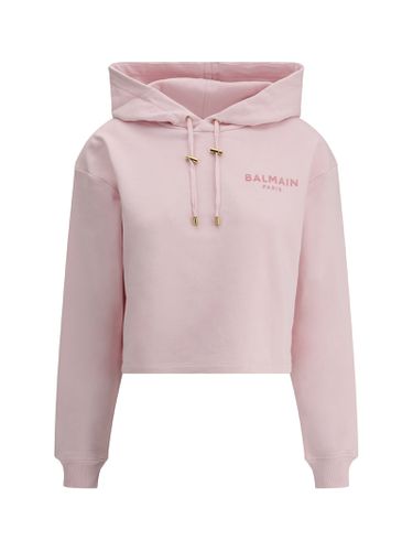 Balmain Cropped Hoodie - Balmain - Modalova