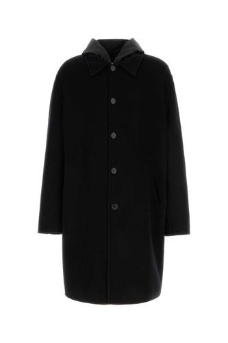 Prada Black Cashmere Coat - Prada - Modalova