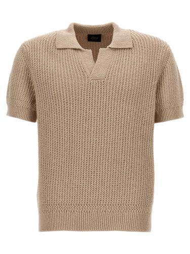 Brioni Knitted Polo Shirt - Brioni - Modalova