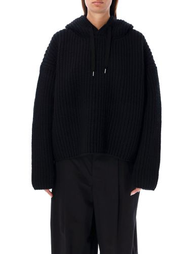 Ribbed Knit Oversized Hoodie - Junya Watanabe - Modalova