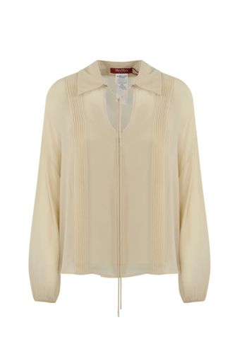 Valdai Oversized Blouse In Silk - Max Mara Studio - Modalova