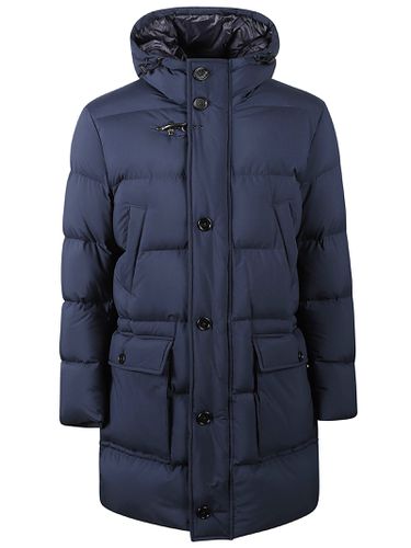 Fay Parka In Blue Down - Fay - Modalova