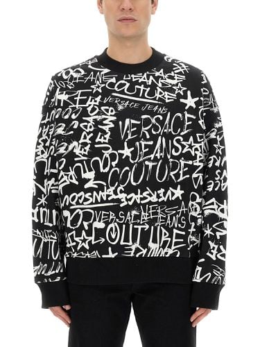 Sweatshirt With Logo - Versace Jeans Couture - Modalova