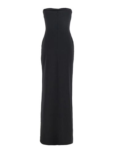 Bysha Long Dress With Front Split In Tech Fabric Stretch Woman - Solace London - Modalova