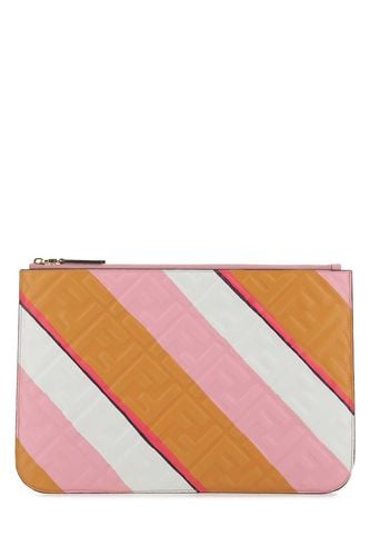 Multicolor Nappa Leather Pouch - Fendi - Modalova