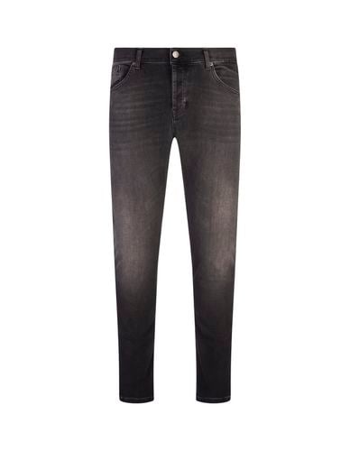 Mius Slim Fit Jeans In Dark Stretch Denim - Dondup - Modalova