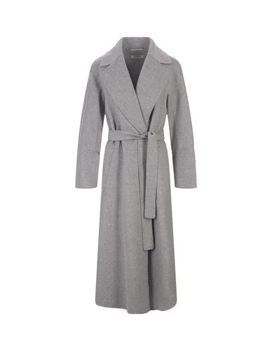 S Max Mara Light Grey Elisa Coat - 'S Max Mara - Modalova