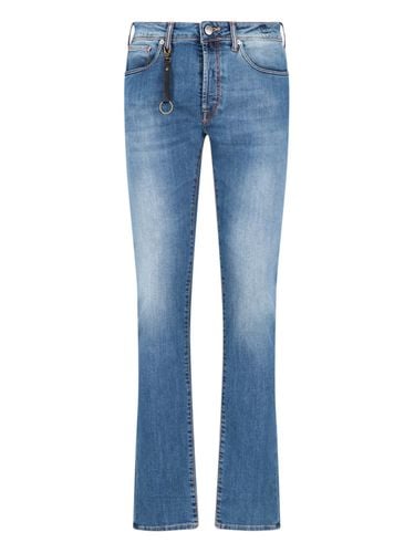 Incotex Keyring Detail Jeans - Incotex - Modalova