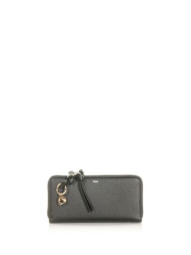 Chloé Full Zip Leather Wallet - Chloé - Modalova