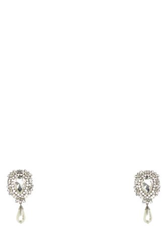 Embellished Metal Earrings - Alessandra Rich - Modalova