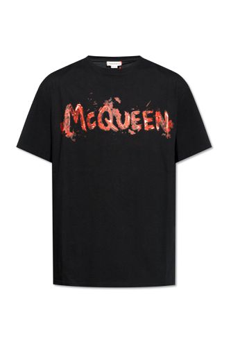 Alexander McQueen T-shirt With Logo - Alexander McQueen - Modalova