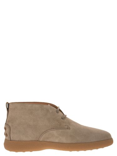 Tod's Suede Leather Boots - Tod's - Modalova