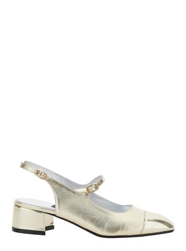 Ischia Slingback Pumps With Adjustable Strap In Patent Leather Woman - Carel - Modalova