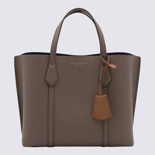 Brown Leather Perry Tote Bag - Tory Burch - Modalova