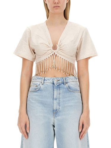 Paco Rabanne Fringed T-shirt - Paco Rabanne - Modalova