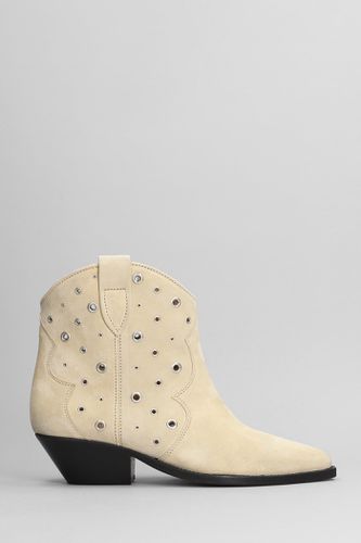 Dewina Texan Ankle Boots In Suede - Isabel Marant - Modalova