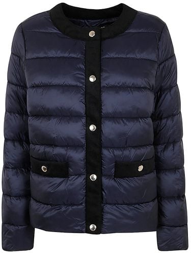 Collarless Packable Jacket W Corduroy Trim - MICHAEL Michael Kors - Modalova