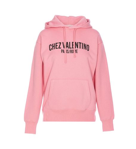 Chez Valentino Print Hoodie - Valentino Garavani - Modalova