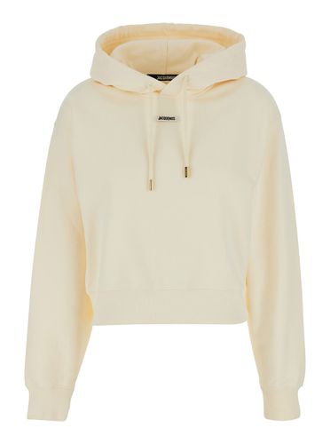 Le Hoodie Gros Grain Hoodie With Logo Patch In Cotton Woman - Jacquemus - Modalova