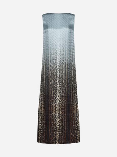 Gradient Print Silk Long Dress - Fendi - Modalova