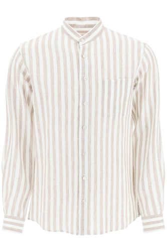 Agnona Striped Linen Shirt - Agnona - Modalova