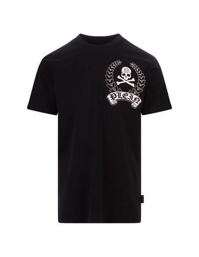 Ss Round Neck T-shirt With Print - Philipp Plein - Modalova