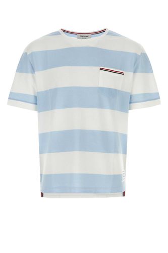 Embroidered Piquet Oversize T-shirt - Thom Browne - Modalova