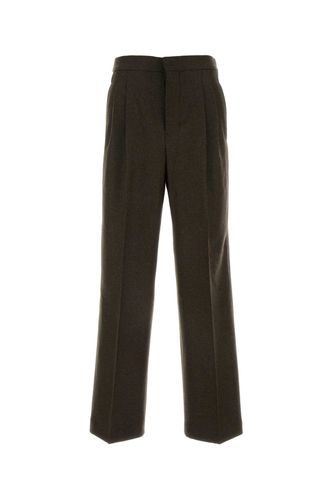 Melange Brown Wool Pant - Ami Alexandre Mattiussi - Modalova