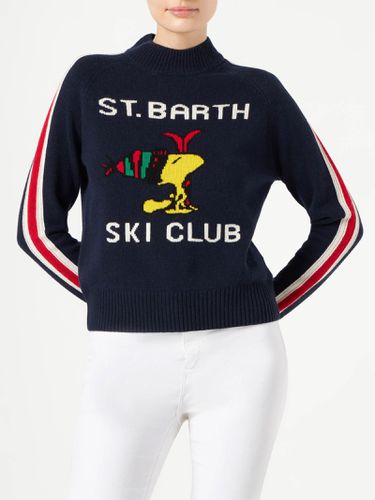 Woman Half-turtleneck Sweater With Woodstock Print Woodstock - Peanuts Special Edition - MC2 Saint Barth - Modalova