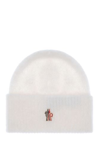 Ivory Alpaca Blend Beanie Hat - Moncler Grenoble - Modalova