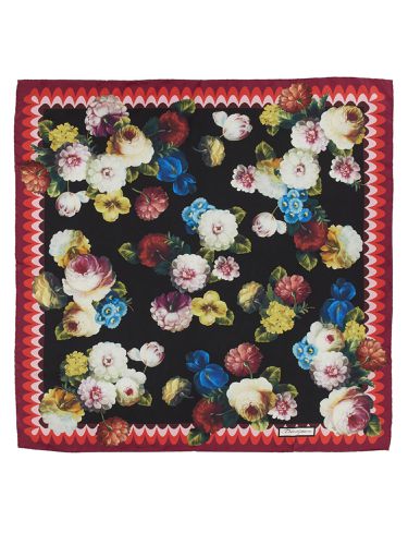 Fiore Notturno Foulard - Dolce & Gabbana - Modalova