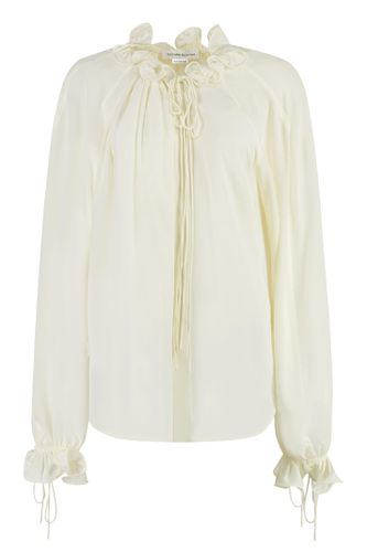 Victoria Beckham Cr -silk Blouse - Victoria Beckham - Modalova