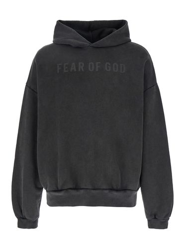 Hoodie With Logo Printed On The Front In Cotton Man - Fear of God - Modalova