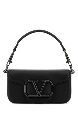 Black Leather Locã² Clutch - Valentino Garavani - Modalova