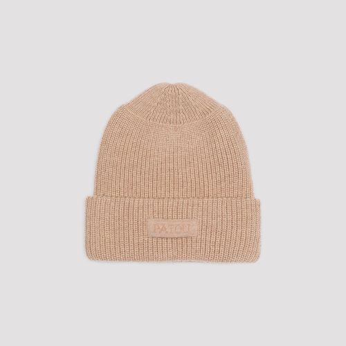 Patou Knitted Ribbed Beanie Hat - Patou - Modalova