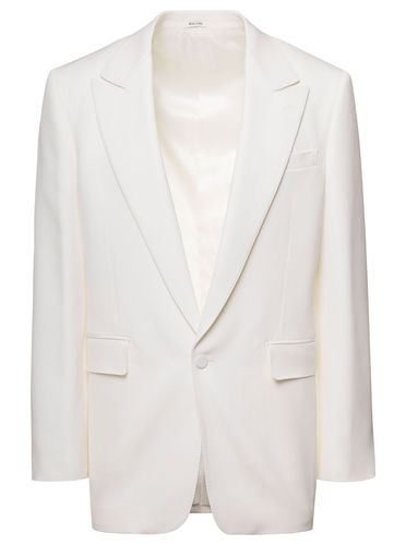 Single-breasted Jacket With Notched Revers In Wool Woman - Alexander McQueen - Modalova