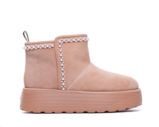 Nellie Pearl Flatform Booties - Stuart Weitzman - Modalova