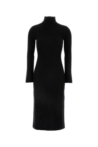 Bottega Veneta Black Wool Dress - Bottega Veneta - Modalova