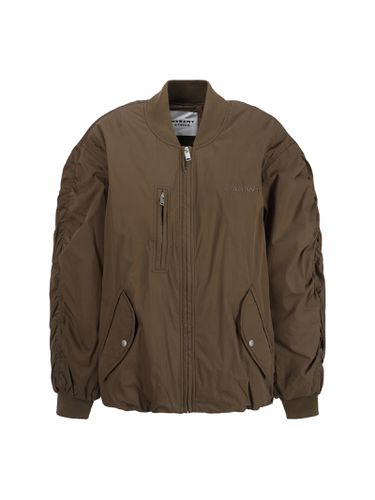 Mud Cotton Blend Oversize Coleen Bomber Jacket - Marant Étoile - Modalova