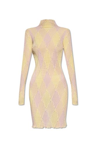 Burberry Dress With Standing Collar - Burberry - Modalova