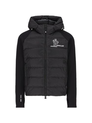 Logo Printed Zip-up Straight Hem Jacket - Moncler - Modalova