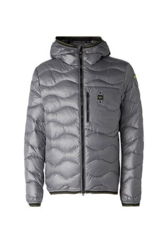 Blauer Zip-up Hooded Puffer Jacket - Blauer - Modalova