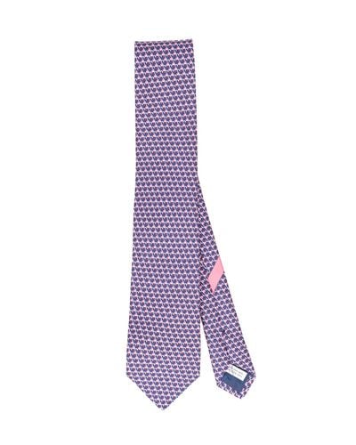 Ferragamo Flamingo Printed Tie - Ferragamo - Modalova