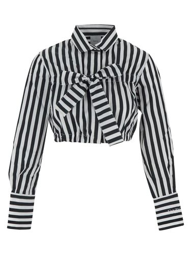 Patou Cropped Bow Shirt - Patou - Modalova