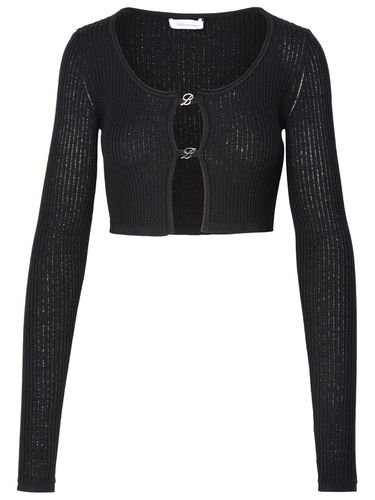 Viscose Blend Crop Sweater - Blumarine - Modalova