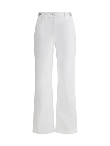 Versace White Jeans - Versace - Modalova